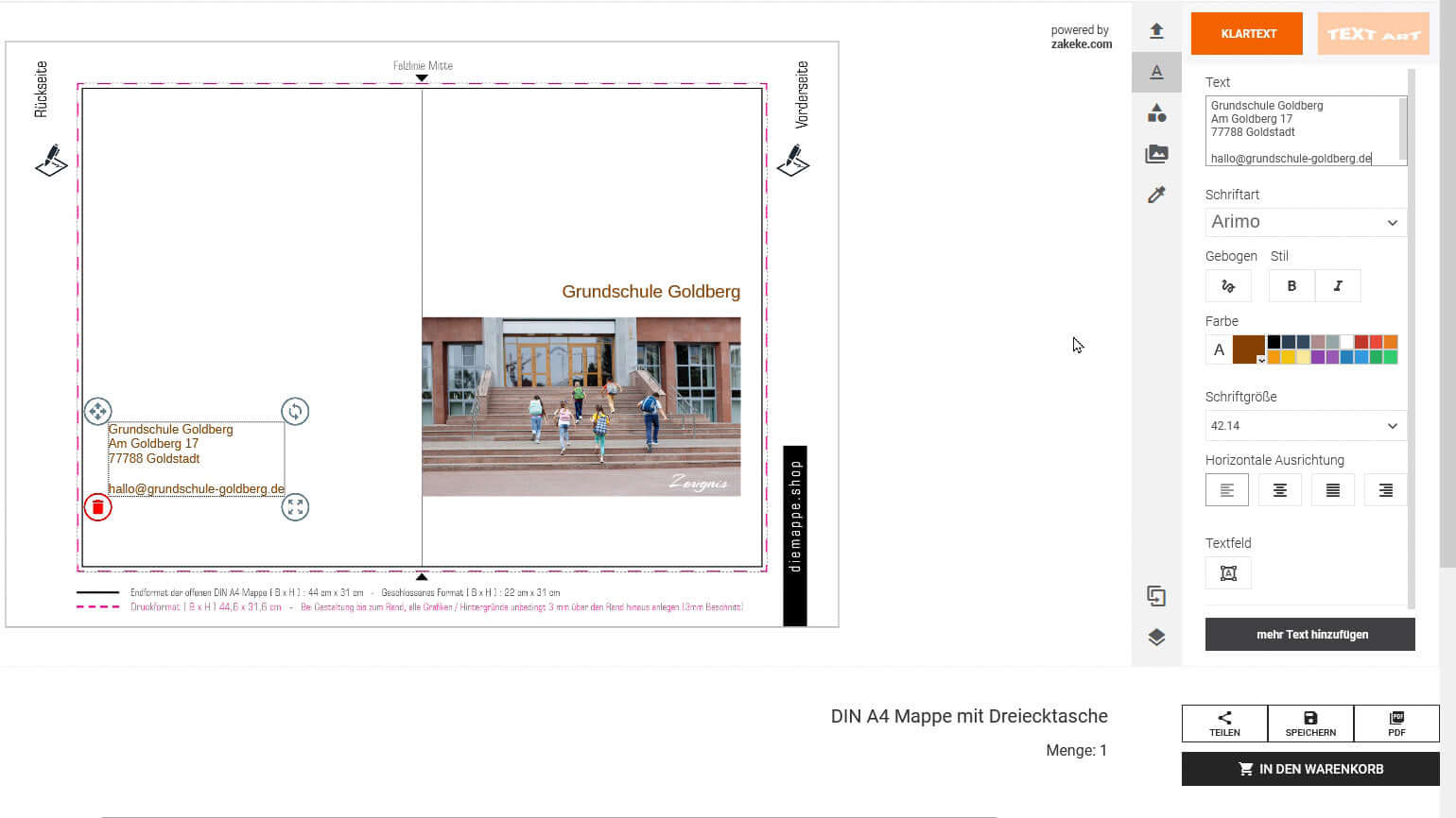 Video laden: Zeugnismappen gestalten